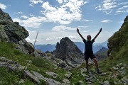 PONTERANICA CENTRALE (2372 m) in solitaria dai Piani dell'Avaro per i Laghetti di Ponteranica il 31 luglio 2017 - FOTOGALLERY